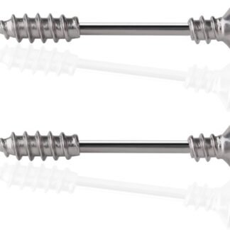 Ruifan 316L Stainless Steel Screw Bar Nipple Barbell Ring Body Piercing 14G