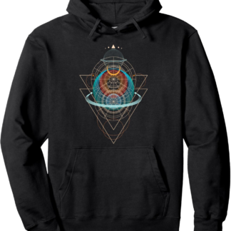 Sacred Geometry The Metaphysical World Pullover Hoodie