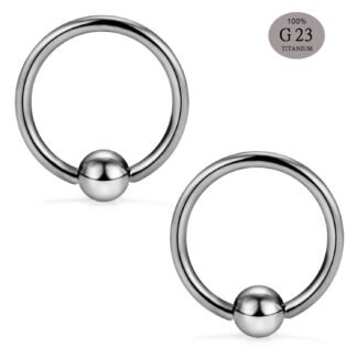 SCERRING 2-8PCS 16G G23 Titanium Captive Bead Ring Nose Rings Hoop Helix Daith Cartilage Tragus Earrings Nipple Eyebrow Body Piercing 8mm 10mm 12mm 14mm 16mm