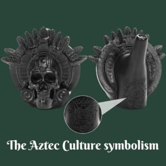 Screaming Aztec Death Whistle - Loudest Authentic Human Sounding Screams 126+ Decibels Loud, Designed in Bronze by Ceramic,Collectible, Horror gift, Self defense.