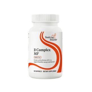 Seeking Health B Complex MF - Vitamin B Complex with Folate, Niacin, & Folinic Acid - Support Energy & Immune System Health with B Vitamins - 100 Capsules