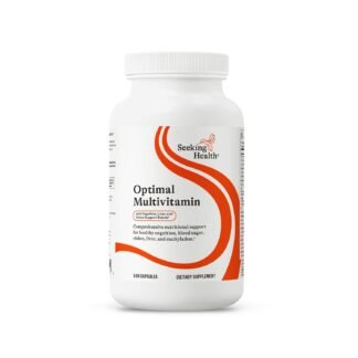 Seeking Health Optimal Multivitamin, Active B Vitamins and L-5-MTHF, Riboflavin, B6, Bioavailable Folate and B12, CoQ10, Methylation Support, Vegetarian (240 Capsules)