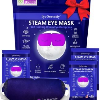 Self Heating Warm Compress for Dry Eyes, Steam Eye Mask I Heated Fast Relief for Stye, Puffy Sensitive Eyes - Long Lasting Moist Heat for Sleep, 15 Pack