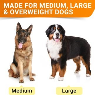 Senior Advanced Glucosamine Chondroitin Joint Supplement for Dogs - Hip & Joint Pain Relief Pills - Large & Small Breed - Hip Joint Chews Canine Joint Health - Chews Older Dogs...