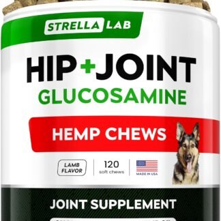 Senior Advanced Glucosamine Chondroitin Joint Supplement for Dogs - Hip & Joint Pain Relief Pills - Large & Small Breed - Hip Joint Chews Canine Joint Health - Chews Older Dogs...