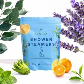 Sentea Shower Steamers Variety 15 Pack - Eucalyptus and Mint, Sweet Orange, Tea Tree, Burgomont, Lavender