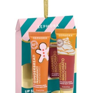 Sephora Collection Lip Sleeping Mask Duo Set- Gingerbread and Caramel Macchiato (.50 Fl Oz each)