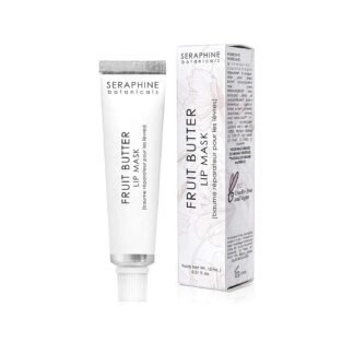 Seraphine Botanicals Fruit Butter Restorative Lip Mask Overnight Gel Balm Repair Dry, Chapped Lips Instant Hydration, Softness & Elasticity with Shea Butter & Apricot Kernel Oil...