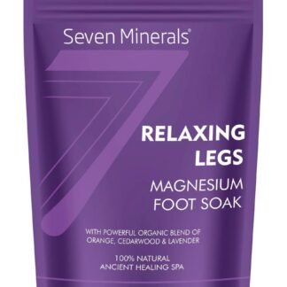 Seven Minerals Pure Magnesium Chloride Flakes 3 lb - Absorbs Better Than Epsom Salt - All Natural Unscented Foot Soak (15 uses) or Full Body Bath (8 uses) for Relaxation, Muscle...