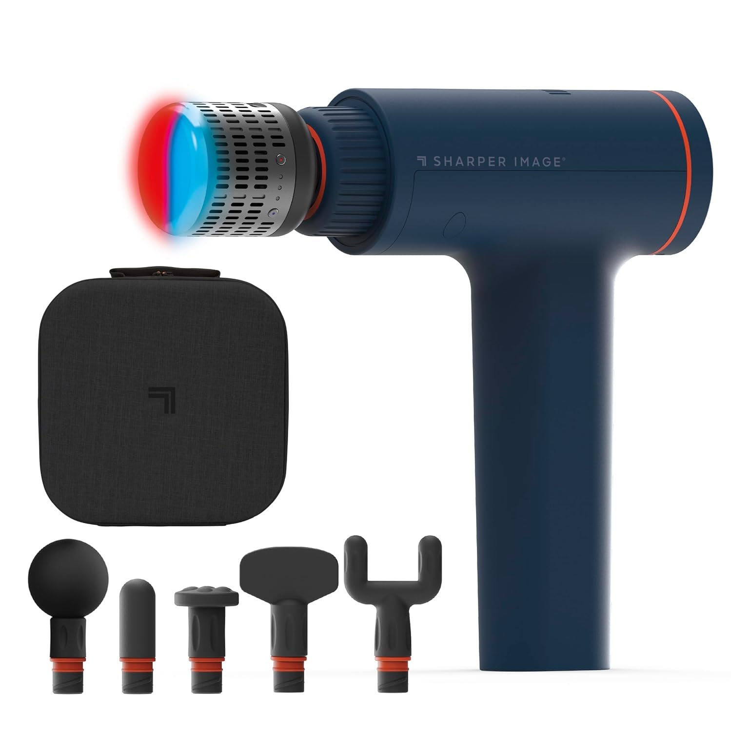 Sharper Image Deep Tissue Percussion Massage Gun Powerboost Rechargeable Handheld Massager 6 Adjustable Speeds 5 Attachment Heads Carrying Case Full Body Muscle Pain - lunas-mystic-emporium.com Sharper Image Deep Tissue Percussion Massage Gun, Powerboost Rechargeable Handheld Massager, 6 Adjustable Speeds, 5 Attachment Heads & Carrying Case, Full Body Muscle Pain...