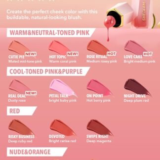 SHEGLAM Color Bloom Liquid Blush Makeup for Cheeks Matte Finish -Hot Topic - lunas-mystic-emporium.com SHEGLAM Color Bloom Liquid Blush Makeup for Cheeks Matte Finish -Hot Topic