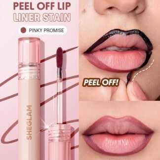 SHEGLAM Fall In Line Peel Off Lip Liner Stain Long Lasting Transfer-proof Nude Lip Tint-Pinky Promise