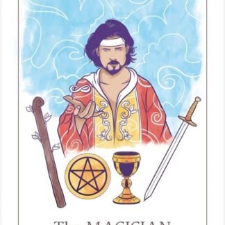 Simplicity Tarot: Beginner-friendly, Diverse Tarot Deck with Gold Edges, Keywords on the Cards, Learn to Read Tarot, Includes Guidebook with Instructions and Card Meanings