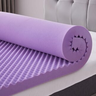 SINWEEK 1.5 Inch Egg Crate Memory Foam Mattress Topper Queen Size, Soft Mattress Pad for Back Pain Relief, Bed Topper, CertiPUR-US Certified