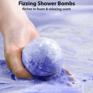 Sleep Well Bubble Bath Bombs Melatonin Infused Lavender Chamomile Essential Oils Luxurious Bath for Dry Skin Perfect Self Care Gifts for Women and Men