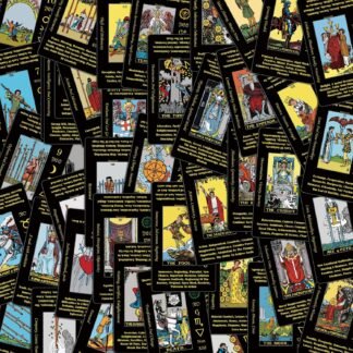 Smoostart Black Tarot Cards for Beginners with Meanings on Them, Surface Laser Cards Holographic Tarot with Guide Book, Tarot Cards Deck with Keywords