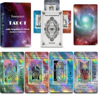 Smoostart Tarot Cards (Holographic Mystery Universe with Meanings on Cards)