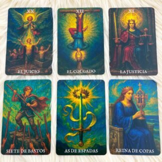 soulme Tarot Cards Deck for Beginners, Baraja de Tarot española, Cartas De Tarot para Principiantes En Español, 78tarot cartas de oraculos en español