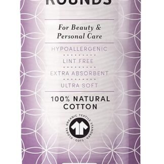 SoulSation Organic Cotton Rounds, 400 Count - Makeup Remover Pads for Face, Lint-Free