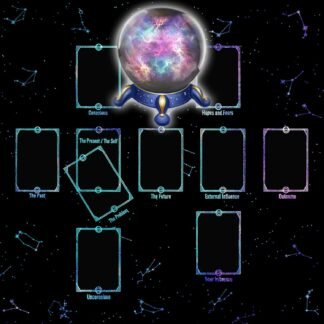 Square Shape Pendulums Divinations Mat Altars Tablecloth Board Game Card Pad Runes Table Cloth Mysterious Board Game Mat