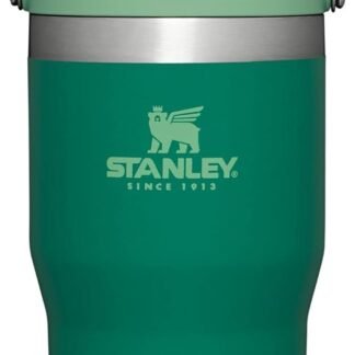 Stanley IceFlow Flip Straw Tumbler with Handle 20 oz | Twist On Lid and Flip Up Straw | Leak Resistant Water Bottle | Insulated Stainless Steel |BPA-Free | Alpine