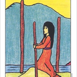 Starter Tarot Deck: Beginner-Friendly 78-Card Starter Deck with Upright & Reversed Keywords Printed on Each Card, Blends Traditional Imagery from Rider-Waite and Tarot de Marseille