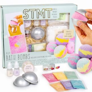 STMT D.I.Y. Bath Bomb Kit, STMT Kits for Girls, Bath Bomb Mold, Spa Kit for Kids, Bath Crumbles, Ages - 6+, 1 Count (Pack of 1), Green