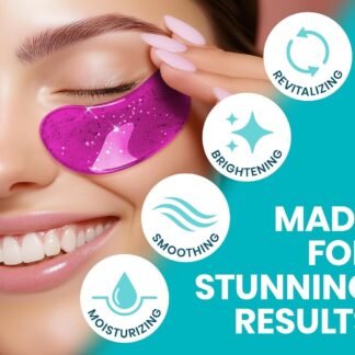 Stylia Collagen & Vitamin C Under Eye Patches for Puffy Eyes & Dark Circles - Depuffing, Hydrating & Firming Under Eye Mask with Hyaluronic Acid - Stocking Stuffers for Teen...