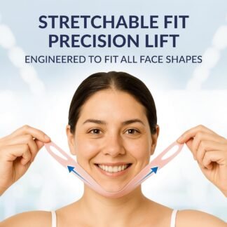 Stylia V Line Lifting Collagen Mask - Lift, Firm & Contour Jawline - Tightening Double Chin Strap with Hyaluronic Acid & Aloe - Neck Tightening and Lifting Mask - Jawline Shaper...