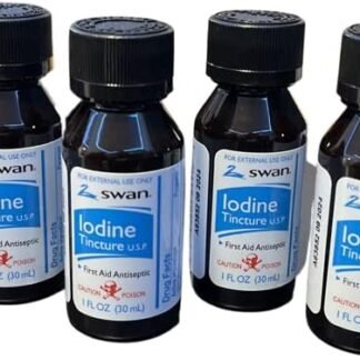 Swan Iodine Tincture First Aid Antiseptic 2% Iodine USP 6 Pack (6)