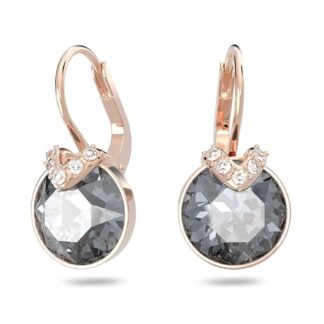Swarovski Bella V Crystal Earrings, Grey, Yellow, Clear, Rose Color Crystals, Part of the Swarovski Bella V Collection