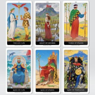 Tarot Cards for Beginners, 78 Classic Waite System Tarot Cards Deck with Guidebook, Table Cloth, Velvet Bag & Card Holder, Guided Fortune Telling Tarot Set for Divination and...