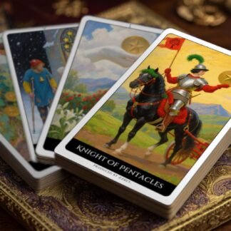 Tarot Cards for Beginners, 78 Classic Waite System Tarot Cards Deck with Guidebook, Table Cloth, Velvet Bag & Card Holder, Guided Fortune Telling Tarot Set for Divination and...