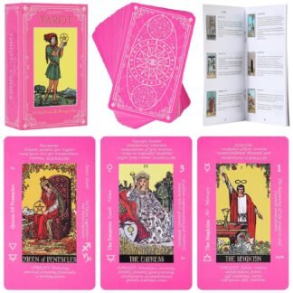 Tarot Cards for Beginners, 78 Original Tarot Deck Card with Guide Book, Durable Tarots Cards with Meaning on Them
