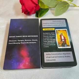 Tarot Cards for Beginners, Classic Tarot Cards with Meanings on Them, 78 Tarot Deck Set, Learning Tarot Deck, No Guide Book Needed, Learning Tarot Cards Set, Tarot Deck Fortune...