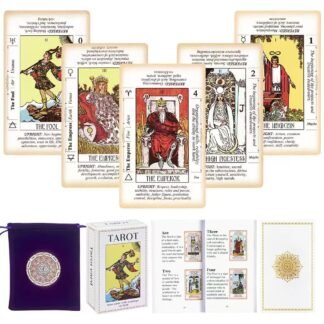Tarot Cards for Beginners, Classic Tarot Cards with Meanings on Them for Beginners to Expert