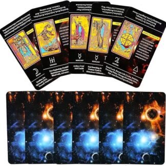 Tarot Cards for Beginners,Tarot Cards with Meanings on Them,Tarot Learning Deck, Reading Divination Tool