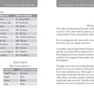 Tarot of the Moors: (Tarot Kit Box Set with 78 Cards and Guide Book)