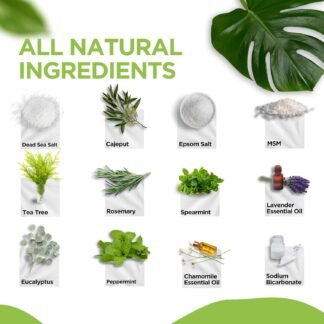 Tea Tree Oil Foot Soak with Epsom Salt - Made in USA - 16 Ounces