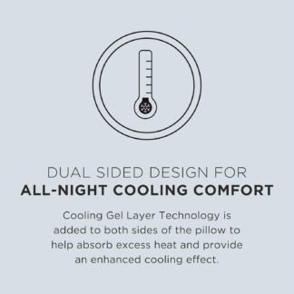 Tempur-Pedic TEMPUR-Cloud Dual Cooling Pillow, King (Pack of 1), White