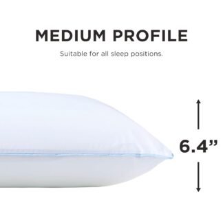 Tempur-Pedic TEMPUR-Cloud Dual Cooling Pillow, King (Pack of 1), White
