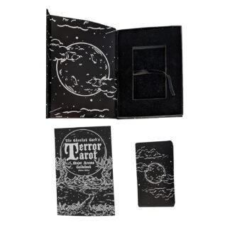 The Ghoulish Garb Terror Tarot Card Deck Shadow Edition - 23 Card Major Arcana Halloween Tarot Cards and Guidebook Occult Gothic Oracle Cards for Beginners with Guide Book...