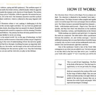 The Ukrainian Tarot: Flower of the Magic Fern (Tarot Kit Box Set with 78 Cards and Guide Book)