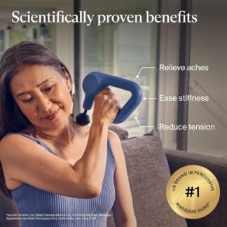 TheraGun Therabody Relief Handheld Percussion Massage Gun - Easy-to-Use, Comfortable & Light Personal Massager for Every Day Pain Relief Massage Therapy in Neck, Back, Leg,...