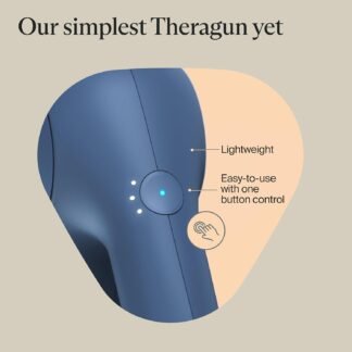 TheraGun Therabody Relief Handheld Percussion Massage Gun - Easy-to-Use, Comfortable & Light Personal Massager for Every Day Pain Relief Massage Therapy in Neck, Back, Leg,...