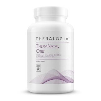 Theralogix TheraNatal One Prenatal Vitamin - 90-Day Supply - Prenatal Multivitamin with DHA, Vitamin D3, Methylated Folate, Iron & More to Support a Healthy Pregnancy* - NSF...