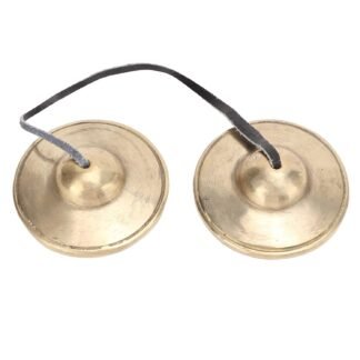 Tibetan Tingsha Cymbals Meditation Chime Bells, 2.7in Brass Strong Sound Penetration Tingsha Cymbals Bells, Lightweight Portable Tingsha Cymbals Bells Om Mane Padme Hum for...