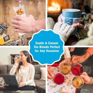 Tiesta Tea Premium Starter Loose Leaf Sampler Kit - Classic Tea Blends, High to Non Caffeinated, Hot & Iced Brews, Starter Set with Black, Green, Herbal Sample Bags and 100...