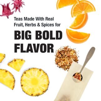 Tiesta Tea Premium Starter Loose Leaf Sampler Kit - Classic Tea Blends, High to Non Caffeinated, Hot & Iced Brews, Starter Set with Black, Green, Herbal Sample Bags and 100...