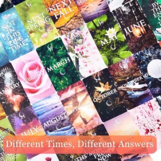 Time Oracle Cards for Beginners with Meanings on Them 60 PCS Adventure Divine Timing Tarot Deck Set for Love, Energy, Soulmate, Work, Friendship, Spirit and Past Life.